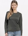Dames T-shirt LS Promodoro Premium-T Charcoal